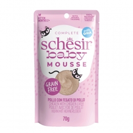 12xSchesirBabyKittenMousseKip70gr