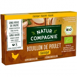 12xNaturCompagnieKippenbouillonBio8stuks