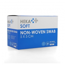HekasoftKompresNon-wovSteriel5x5cm1x100