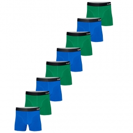 ApolloBoxershortsHerenBambooBasicBlueGreen8-pack-XXL