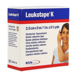 LeukotapeKKleefwindelElastHuid25cmx5m1