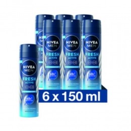 6xNIVEAMenDeodorantSprayFreshActive150ml