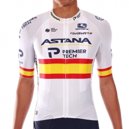 ASTANA-PREMIERTECHfietsshirtmetkortemouwenFRCSpaanskampioen2021voor