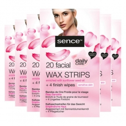 6xSenceWaxStripsvoorhetGezicht20stuks
