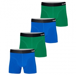 ApolloBoxershortsHerenBambooBasicBlueGreen4-pack-L