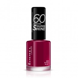 3xRimmelNagellak60SecondsSuperShine320RapidRuby8ml