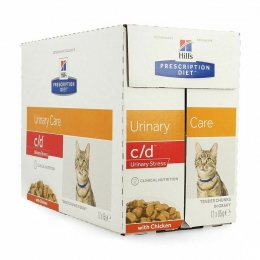PrescriptionDietFelineCdStressChicken12x85g
