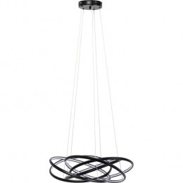 HanglampSaturnLEDzwartKareDesign