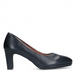 Blauwelerenpumps