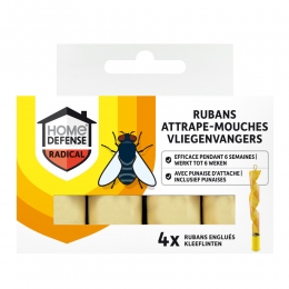12xHomeDefenseVliegenvangersKleeflintens4stuks