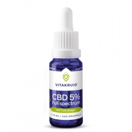 GratisVerzendingVitakruidCBDOlie5FullSpectrum10ml
