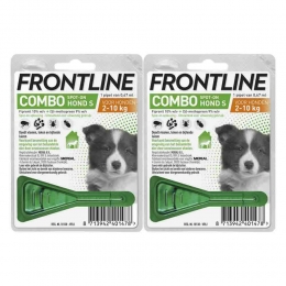 2xFrontlineComboPuppyVlooienmiddel
