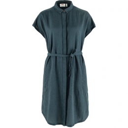 FjllrvenDamesBlousejurkvikHempDressWmountainblueMaatXS