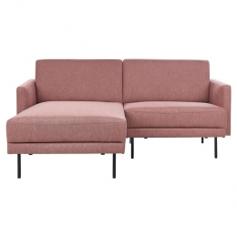 Beliani-BREDA-Hoekbank-Roze-Rechtszijdig-Polyester