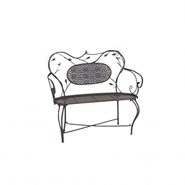 IJzerenTuinbankje109cmBuitengewoondeBoet-Buitengewoondeboet