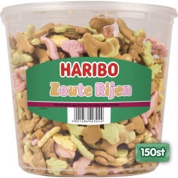 HariboZouteRijen150stuks