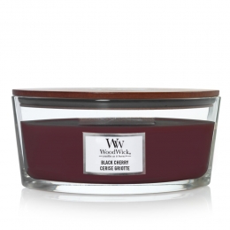 WoodWickGeurkaarsEllipseBlackCherry454gr