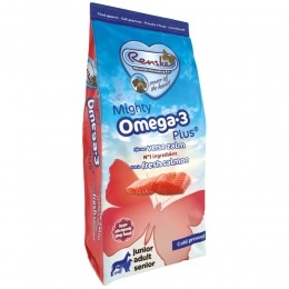 RenskeMightyOmega-3PlusGeperstHondenvoerZalm12kg