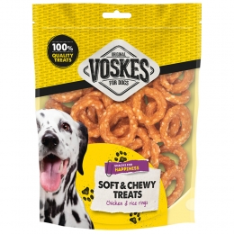 15xVoskesHondensnackRingenKipRijst400gr