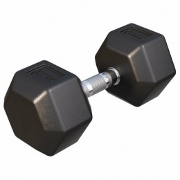 Dumbbell-1x175kg-Gietijzer-Hexagon-Halter-GorillaSports