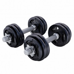 Dumbellset-Halterset-GripperGietijzerzwart-30kg-GorillaSports