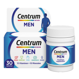 CentrumMenMultivoedingssupplementMannen30Tabletten