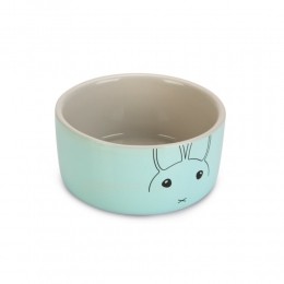 BeezteesKonijnenbakjeJoelaKeramiekGrijs-Mint12cm