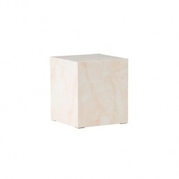 RebellenclubTusaniSalontafel-40x40cm-BeigeMarmerlook
