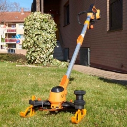 Accu-grastrimmermetgeleiders