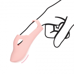 LovelineSiliconeFingerVibratorTouchOfPink11cm