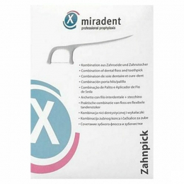 MiradentTandenstokermetflos100stindividueelverpakt