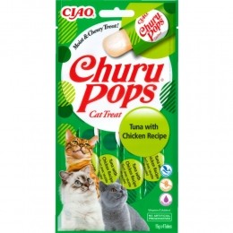 12xCiaoKattensnackPopsTonijn-Kip60gr