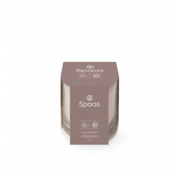 SPAASGeurkaarsinTransparantGlasAnti-TabakIvoor