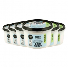 6xOrganicShopHydratingBodyscrubCoconut250ml