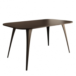 Meubella-EetkamertafelFlix-Zwart-160cm-Uitschuifbaar