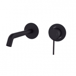 InbouwWastafelkraanGRBTimemetClickwasteMatZwart15cm