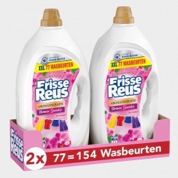 2xWitteReusWasmiddelFrisseReusGelOrchidee77Wasbeurten3465liter