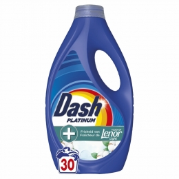 4xDashVloeibaarWasmiddelKatoenfris30Wasbeurten1350ml