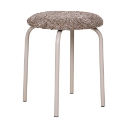 ArtichokMaykeMetalenKrukjemetStoffenZitvlak44cm-Bruin