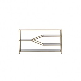 LightlivingSidetable140x35x80cmAINOglassmokeantiekbrons