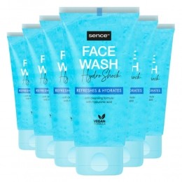 6xSenceFaceWashAlleHuidtypesHydroShock150ml