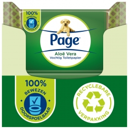 12xPageVochtigToiletpapierAloeVera38stuks