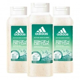 3xAdidasShowerGelActiveSkinMindSkinDetoxW250ml