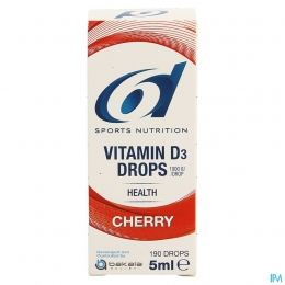 6dSportsNutritionVitaminD3DropsCherry5ml