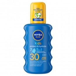 3xNIVEASunProtectHydrateZonnesprayKidsSPF30200ml