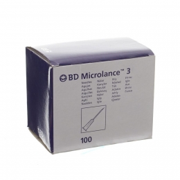 BdMicrolance3Naald23g1Rb06x25mmBlauw100