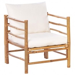 Beliani-CERRETO-Tuinstoel-Wit-Bamboe