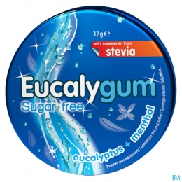 EucalygumPectoraleGommetjesZonderSuiker32g