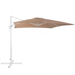 Beliani-MONZA-Zweefparasol-Beige-Polyester