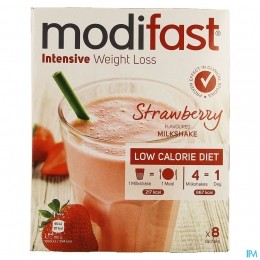 ModifastIntensiveStrawberryFlavmilkshake8x55g